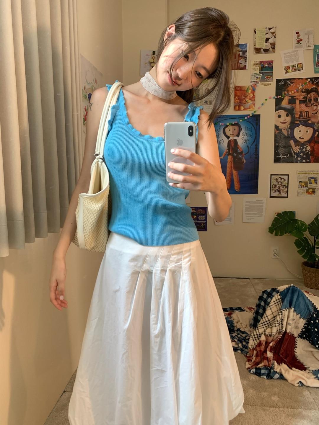 보우아카이브 ruffle sleeveless