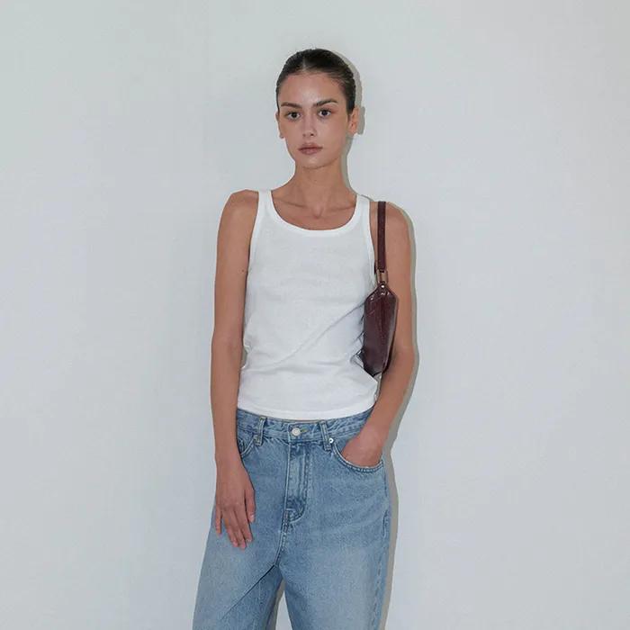 [2차 리오더] Basic tank top (Ivory)