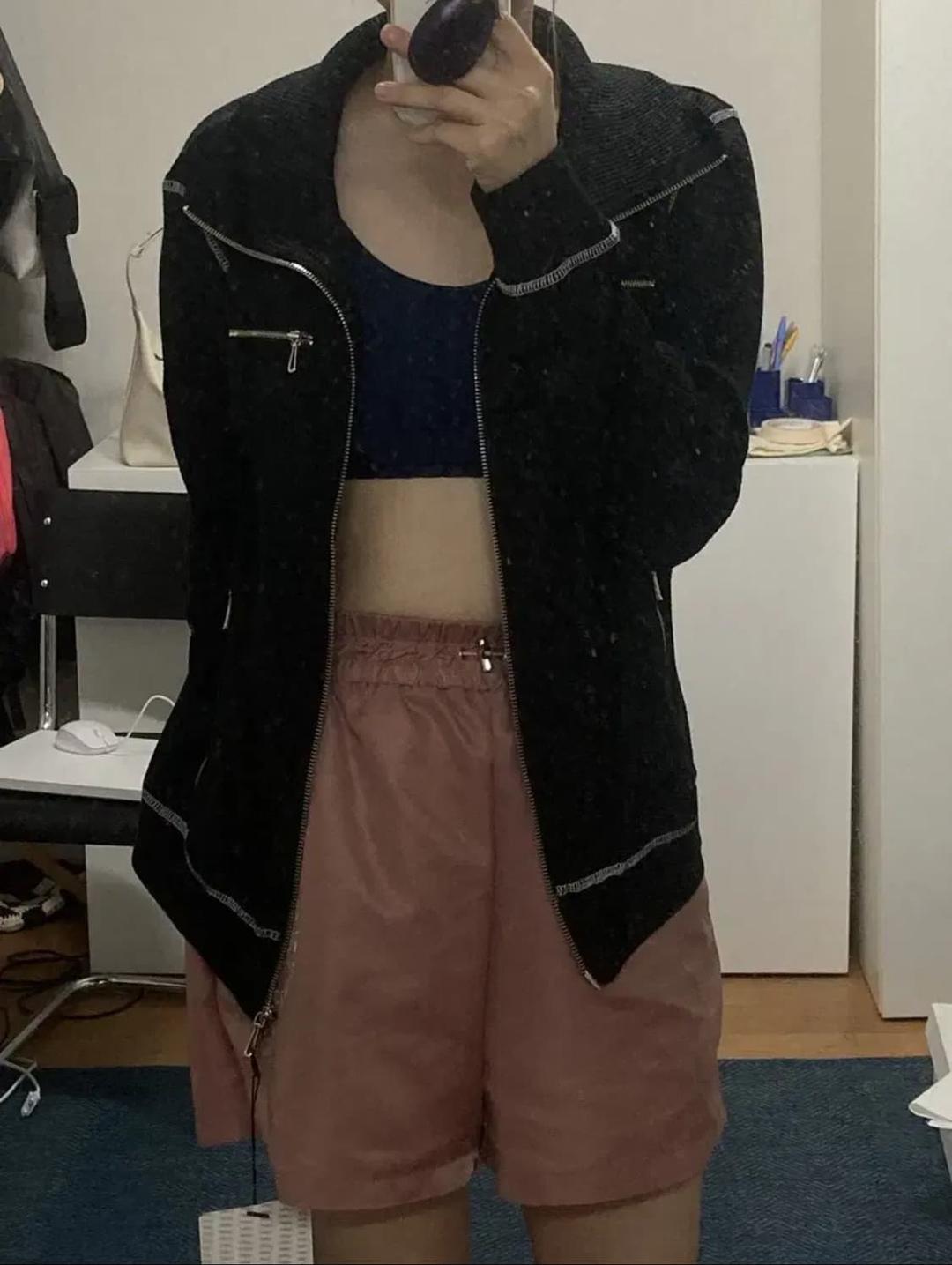 세릭 스티치 하이넥 집업 | 후루츠패밀리