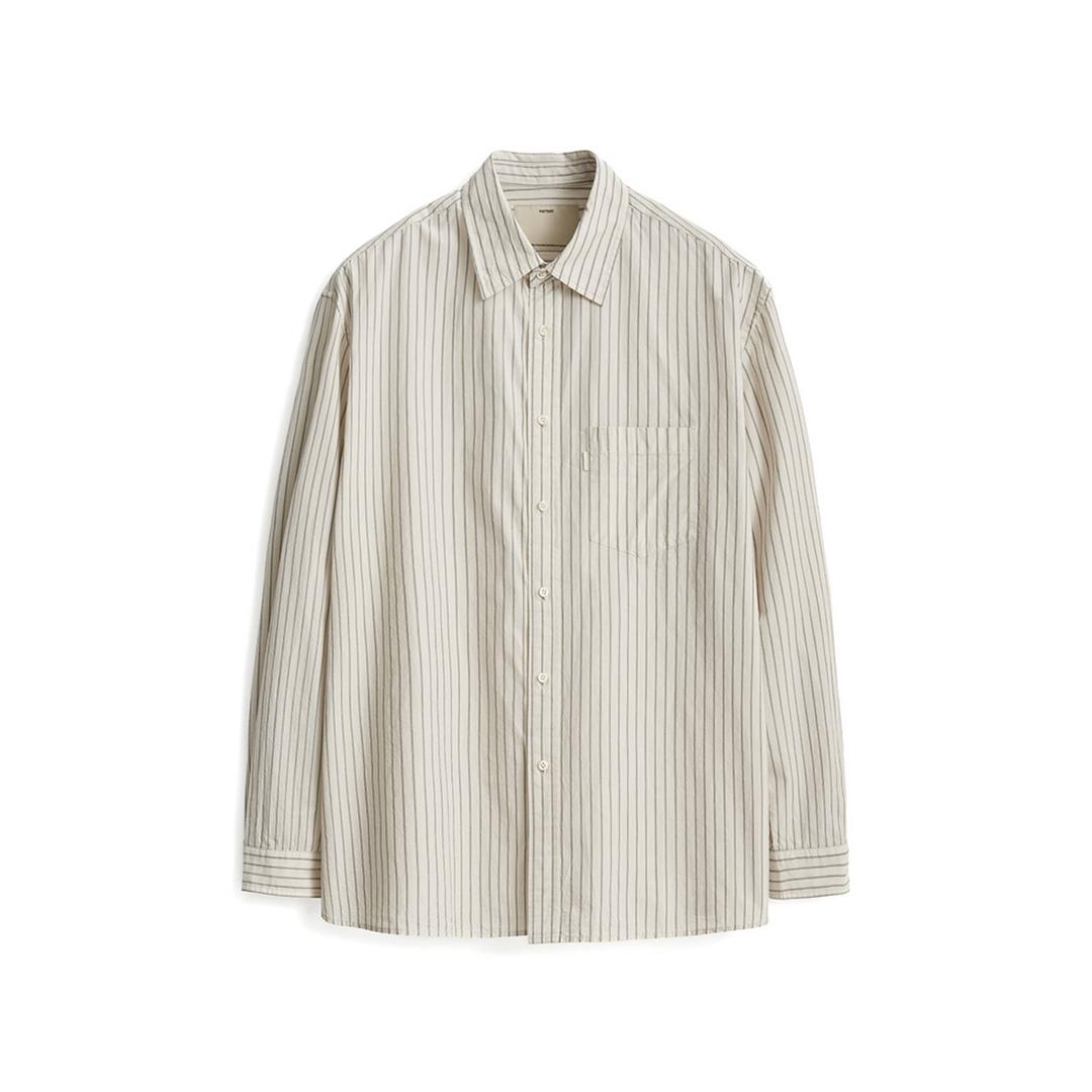 Comfort Shirt_Beige Stripe