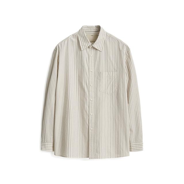 Comfort Shirt_Beige Stripe