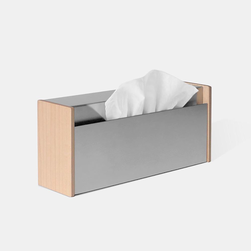 YDW 메이플 우드 스틸 티슈박스 사각휴지케이스 YDW 휴지보관함