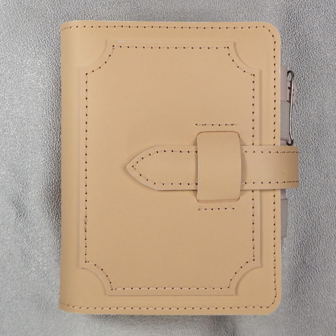 ヌメ革のシステム手帳（B7判,mini6穴BDφ19mm）NO.241542L