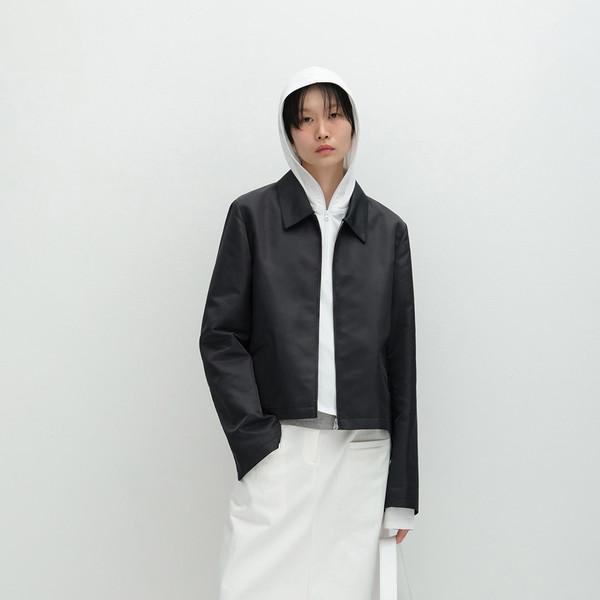 PARKA CROPPED JACKET _ CHARCOAL