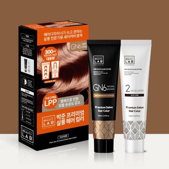 [대용량]박준뷰티랩 살롱 새치커버 염색약 네추럴브라운 300ml