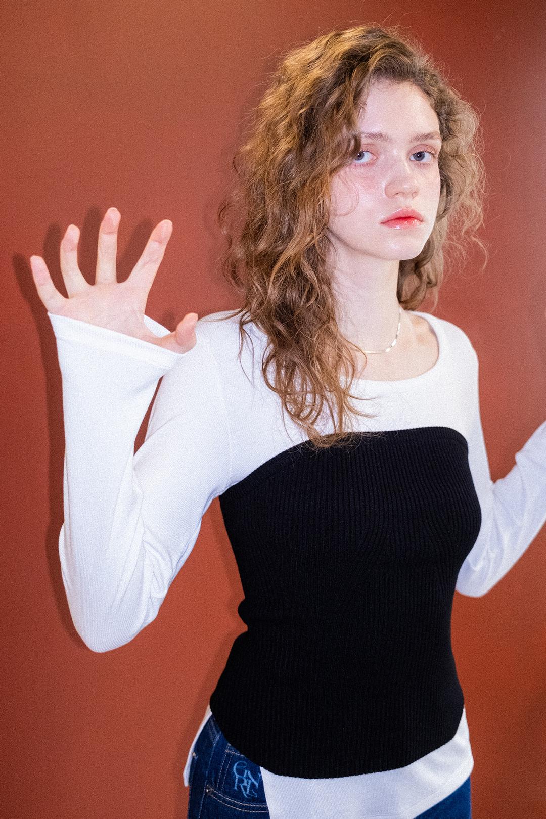 WOMAN 뉴클래식 니트 뷔스티에 [BLACK]