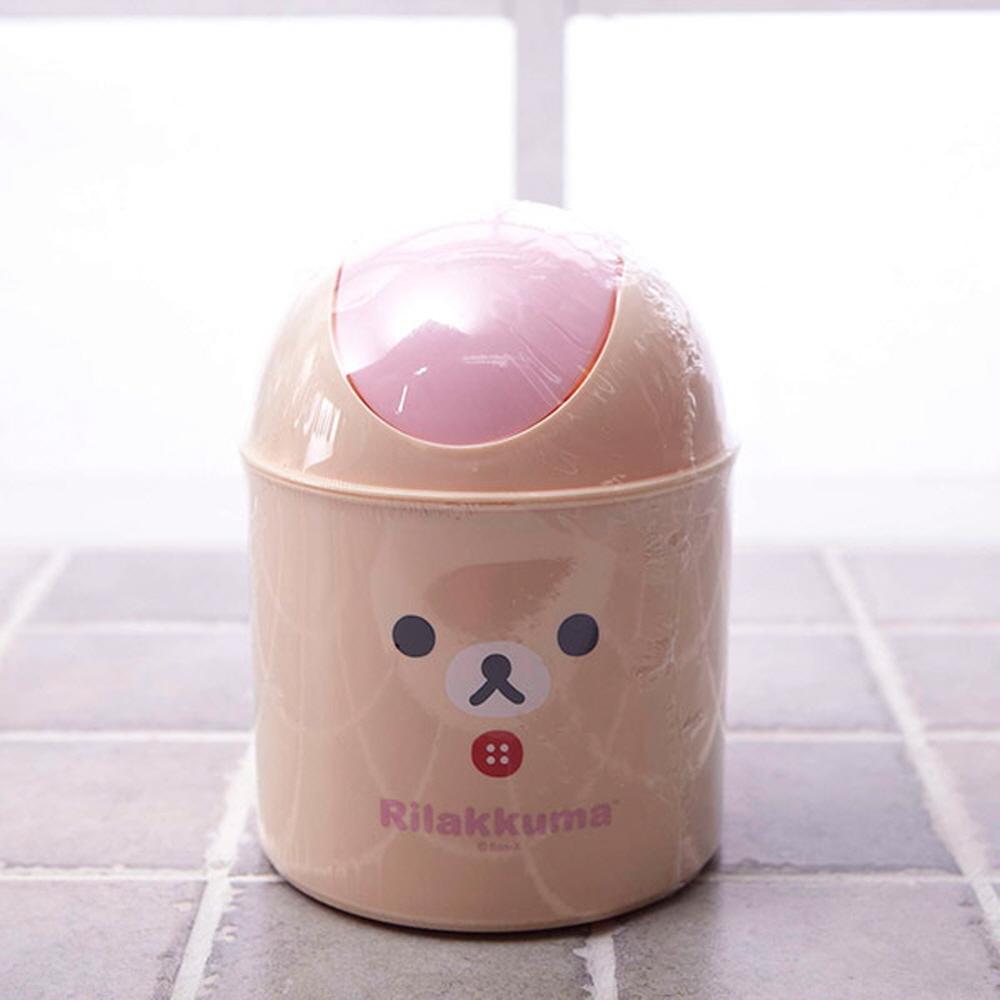 리락쿠마 원형 휴지통 미니