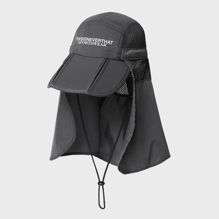 Long Bill Sun Sport Cap Black