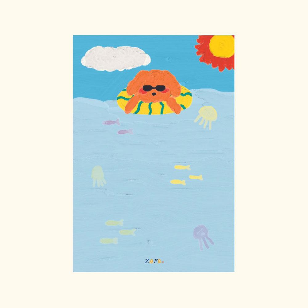 [자파점] 모래찜질하다 타버린 튜브타는 두부 떡메모지