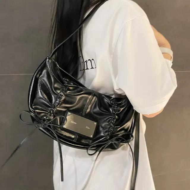 ❤ 국내 당일 출고 🩷 마뗑킴 하프 셔링 리본 라운드 발레코어 숄더백 가방 6COR