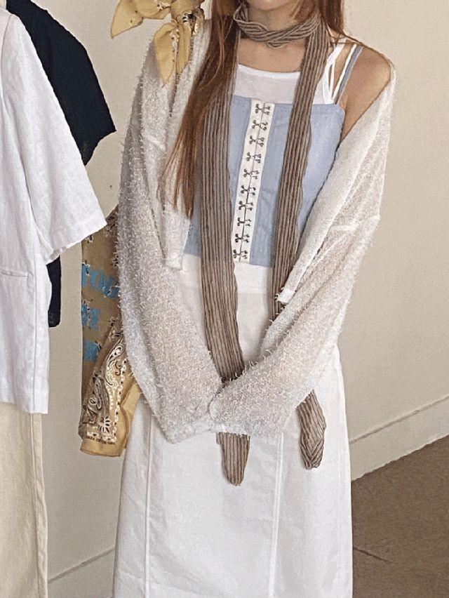 [여름,흠뻑쇼] 크데라 비치 크롭가디건 - cd_느루마켓