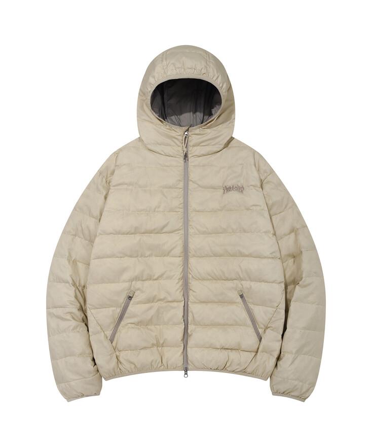 플레임 라이트 덕 다운자켓 베이지