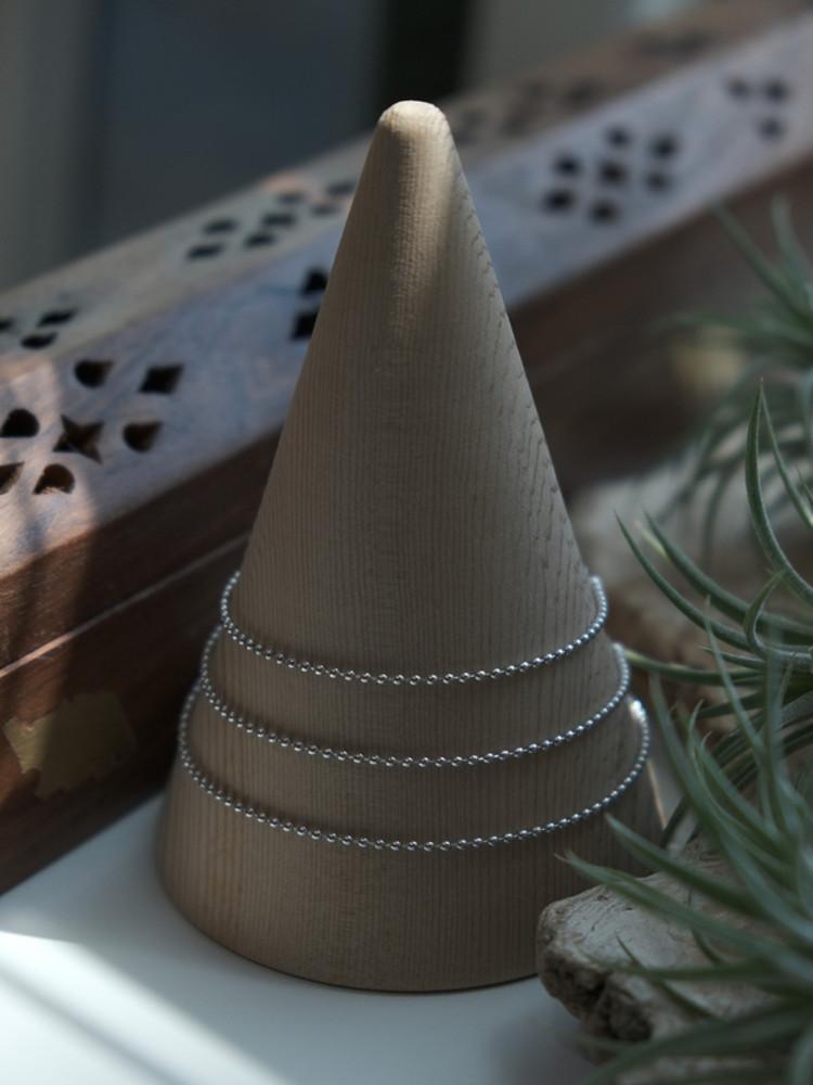 [자체제작] Silver Ball Chain  B. 실버 볼 체인 브레이슬릿