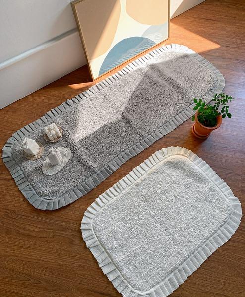 [모네 c] 프릴 발매트&싱크매트 소품 (2colors) (도매x)