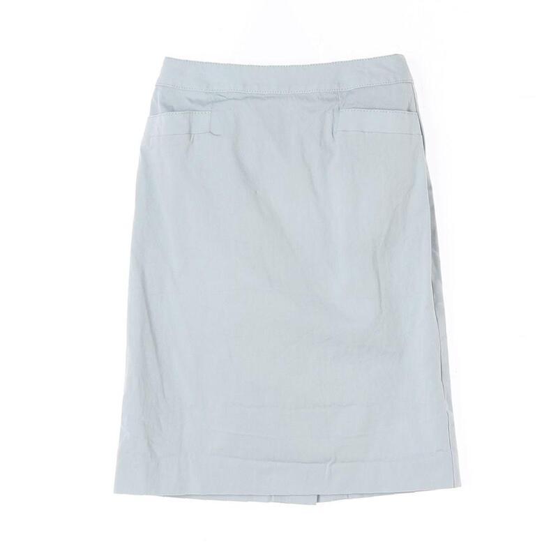 AQUASCUTUM 아쿠아 스큐텀 코튼 폴리 스판 실크 / 스커트 / (SIZE : WOMEN 26)