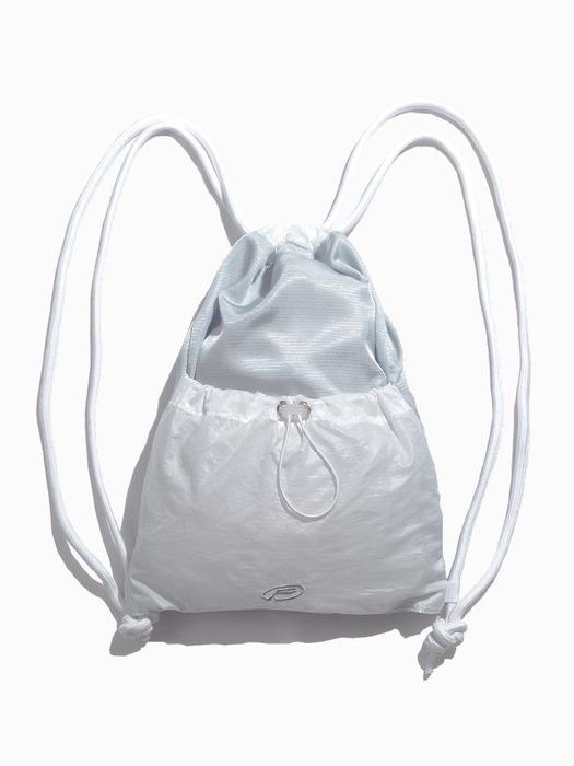 EX NYLON GYM SACK (SILVER)