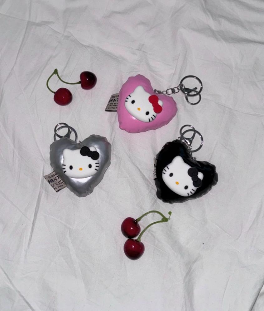 통통 하트 고양이 키링 가방고리 열쇠고리