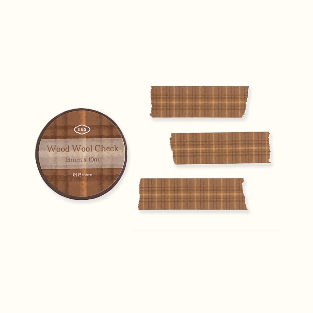 Wood Wool Check 마스킹테이프