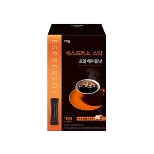 쟈뎅 로얄 헤이즐넛 콜롬비아 수프리모 커피, 1g, 100개, 1개