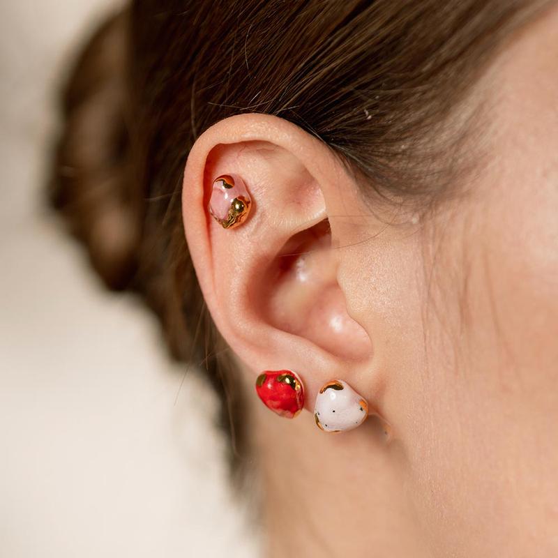 Ceramic Heart Piercing (1PC)