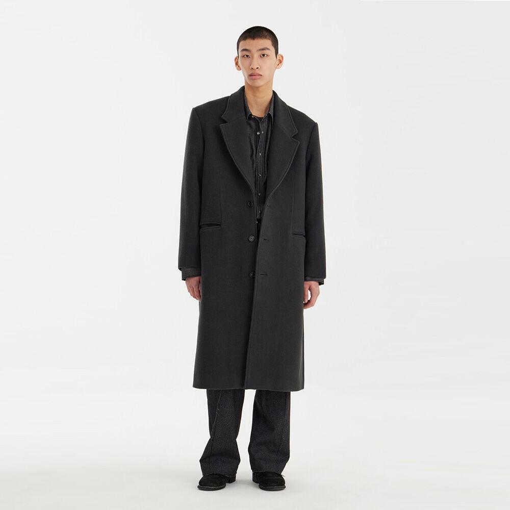 Chesterfield Coat - Charcoal Grey