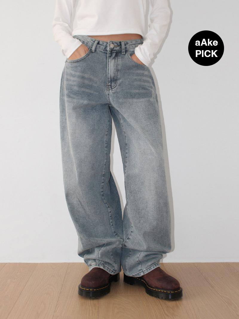 (안감기모) DOUBLE TUCK WINTER DENIM (3color!)