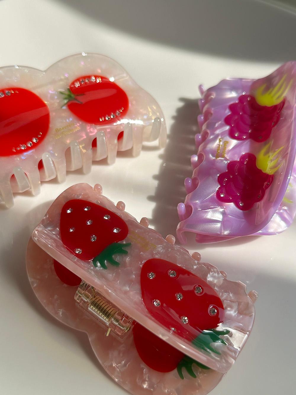 Fruits hair clip (3type)