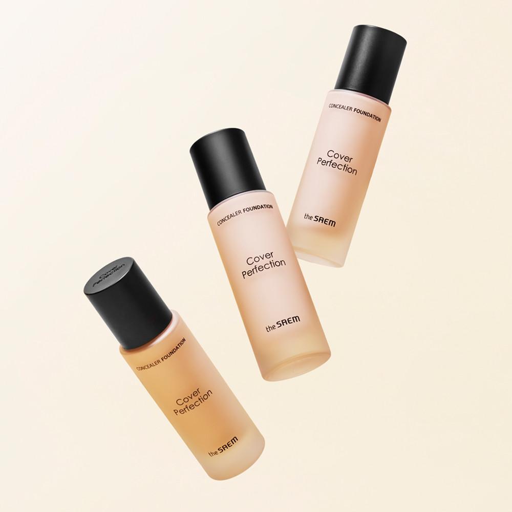 더샘 커버 퍼펙션 컨실러 파운데이션 3colors
