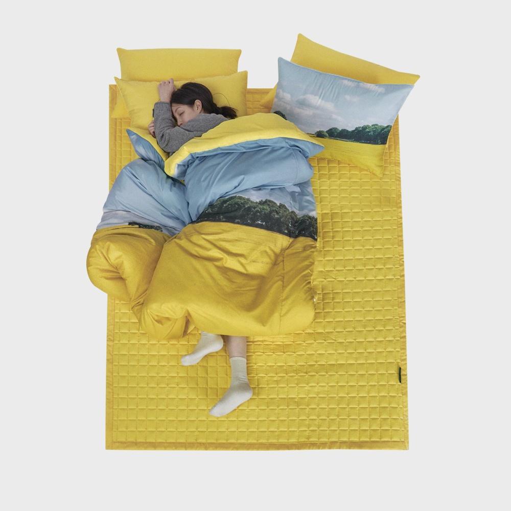 Flowerfield 심리스 체온조절 이불 세트 2size