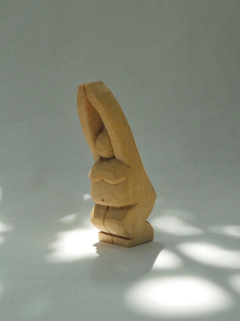 [박희수 작가] 아사나 목조각 : 욷카타 아사나