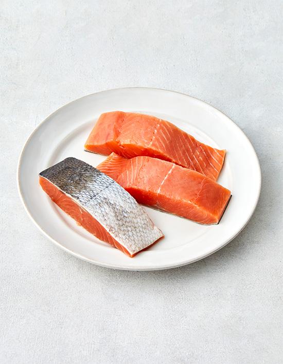 [다미원] MSC인증 연어 스테이크 350g (냉동)