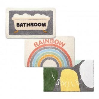 파스텔 발매트 / 인테리어 발매트 러그 거실러그 캐릭터러그 브이로그