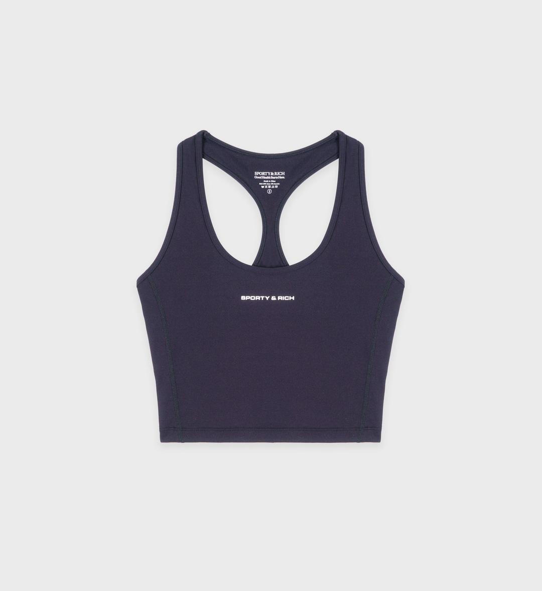 SR Bold Sports Tank - Slate Blue/White - Slate Blue/White / X-Small