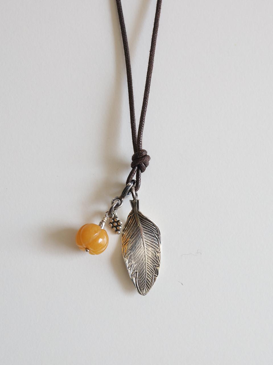Feather Leather Necklace
