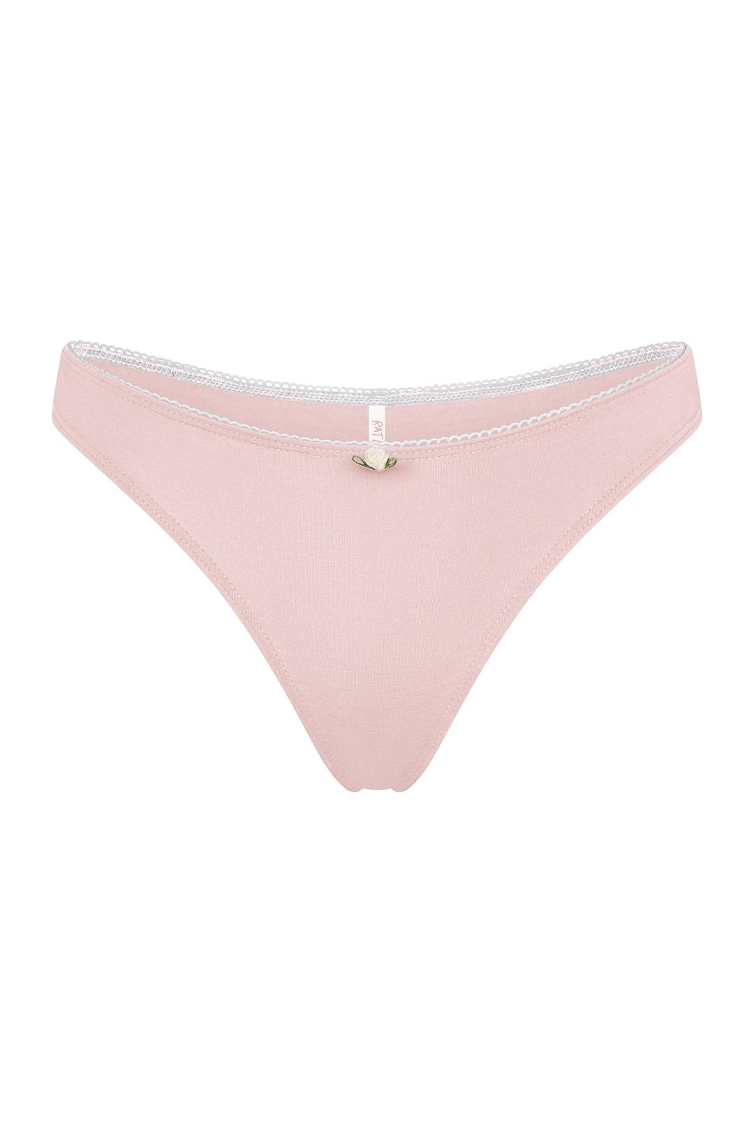 LOW RISE THONG IN PETAL - XS / Petal