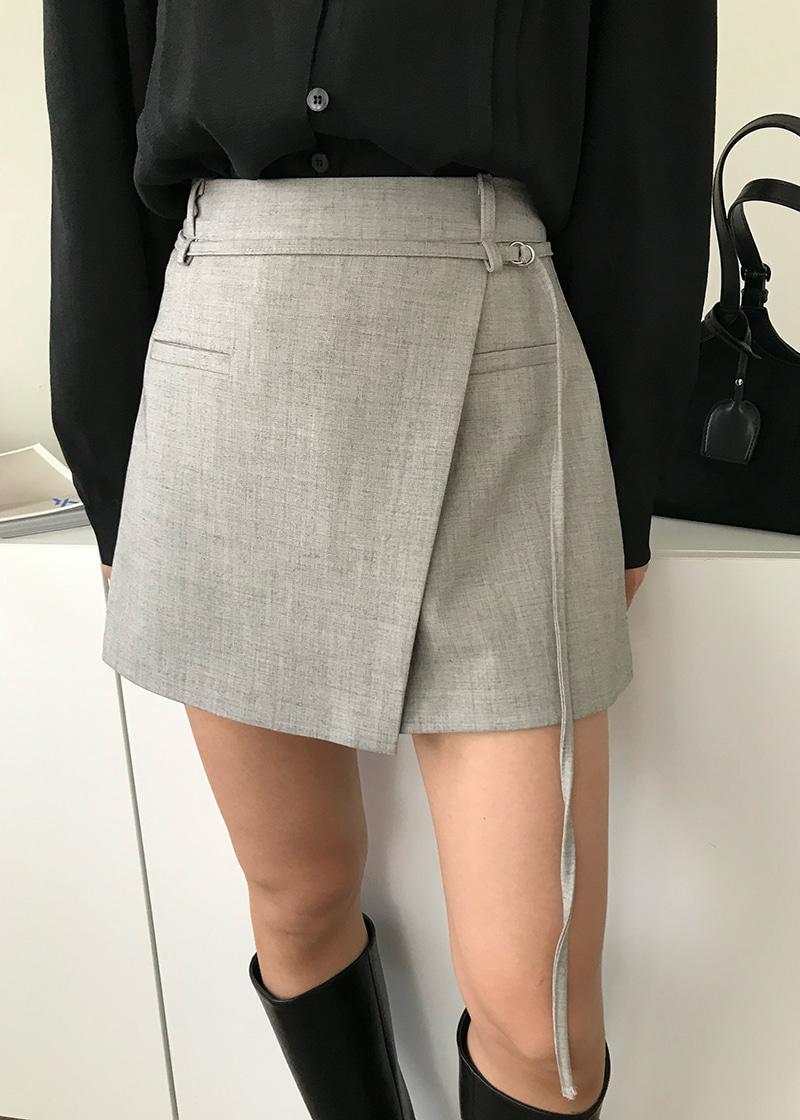 [봄] [울10] 리모주 울 랩스커트 팬츠