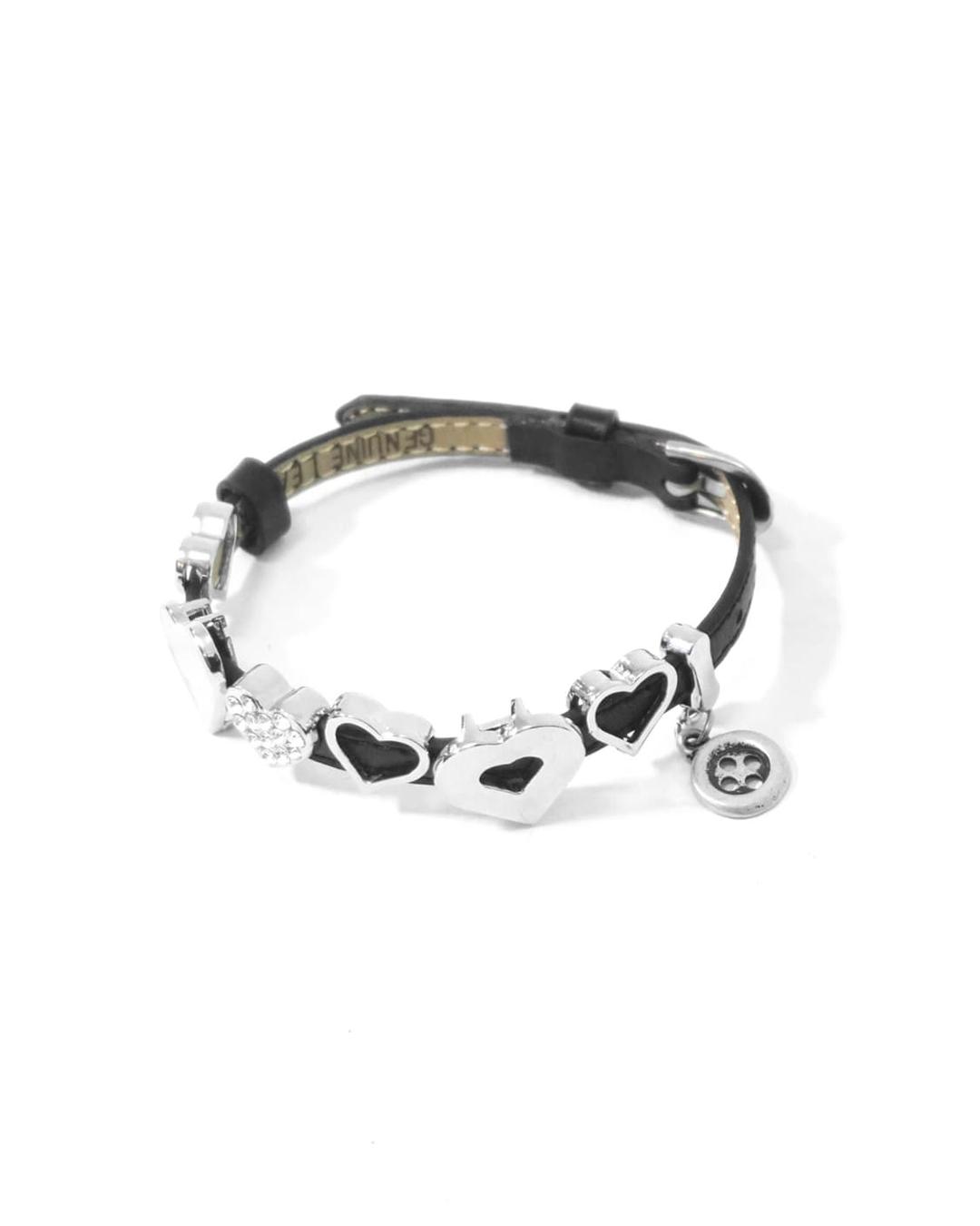 Heart hurt Heart! bracelet (black) | 후루츠패밀리