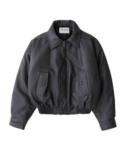 7056 VEGAN LEATHER THYNSULATE PADDING_GRAY
