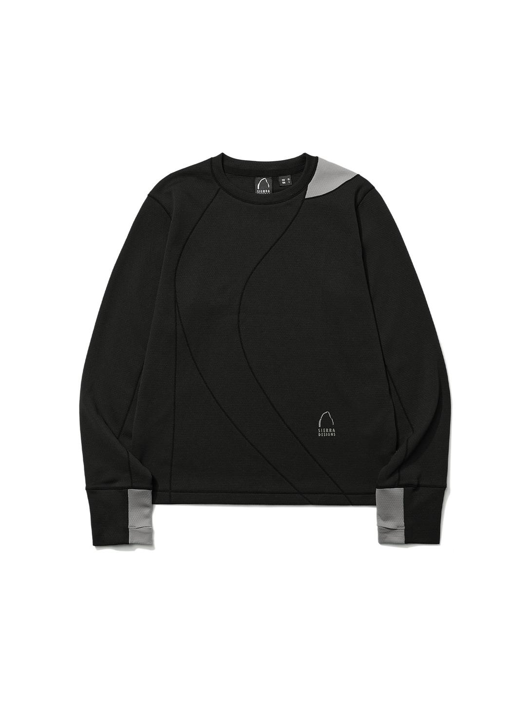 W) 로사(ROSA) 퀵드라이 긴팔티셔츠 BLACK