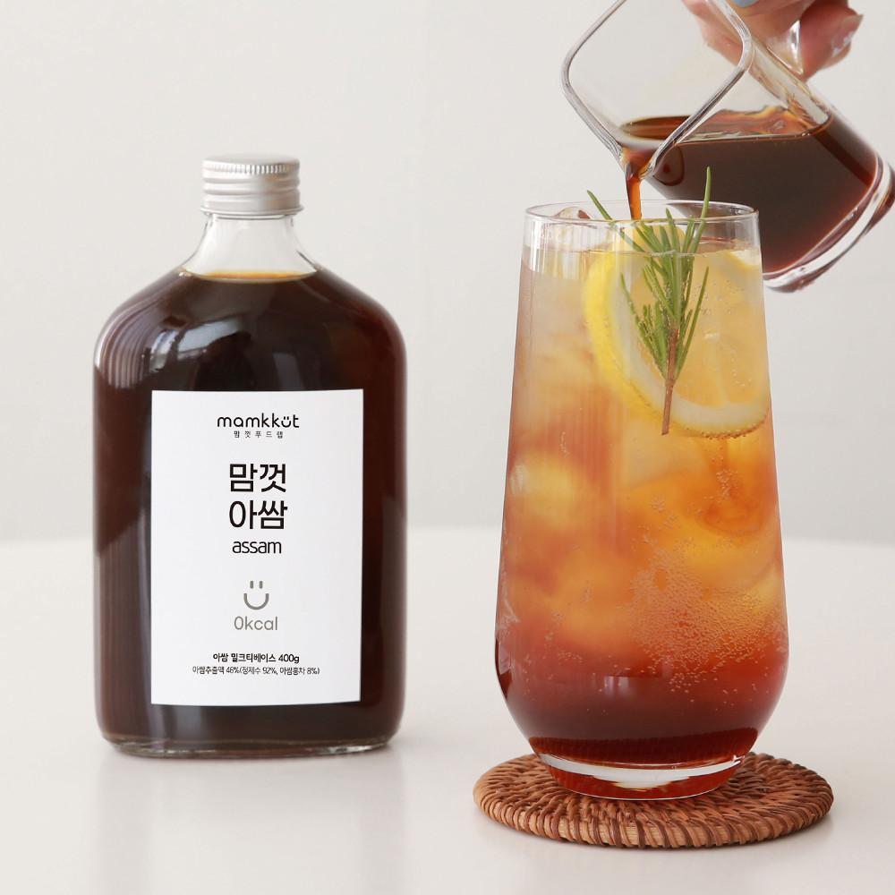 [택 3종] 제로슈가 저칼로리 아쌈 밀크티 베이스 400g