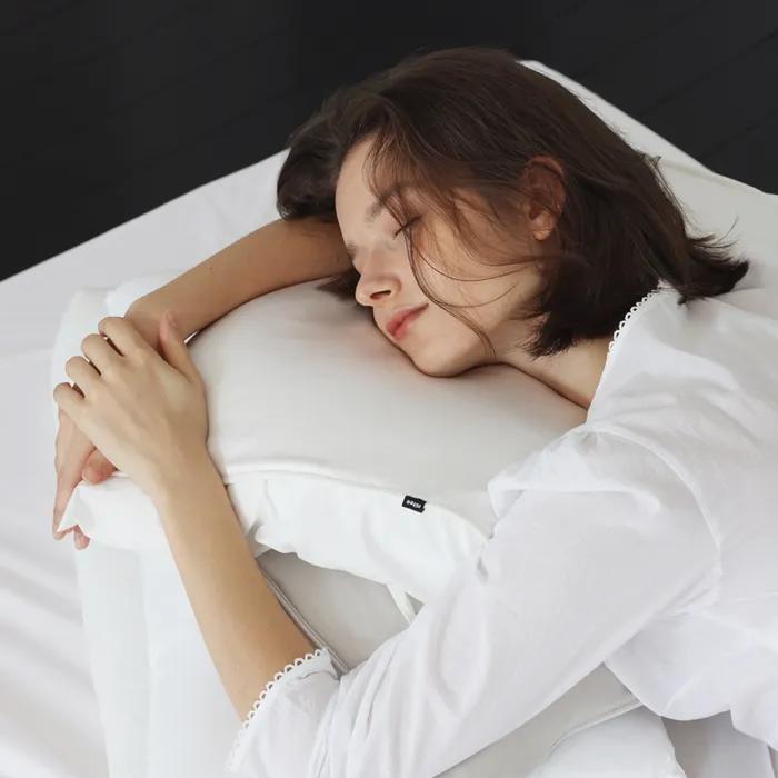 나이트 케어 100% 실크 휴대용 베개 커버 / 베드 냅킨