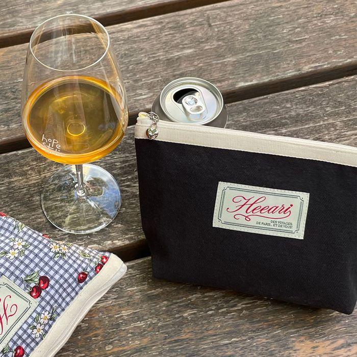 Voyage Cotton Pouch 보야주 코튼 파우치_Black