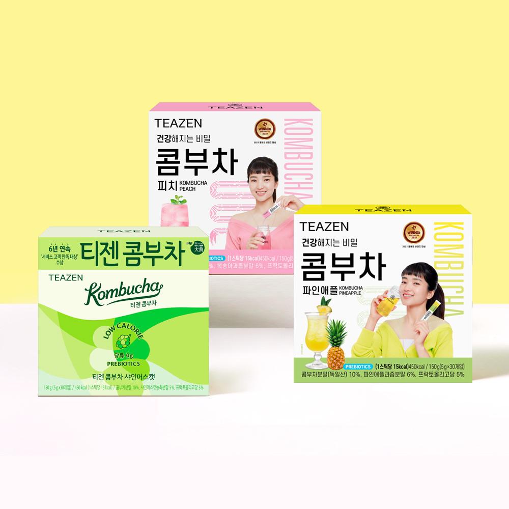 티젠 콤부차 레몬 30스틱X3박스 (90스틱)