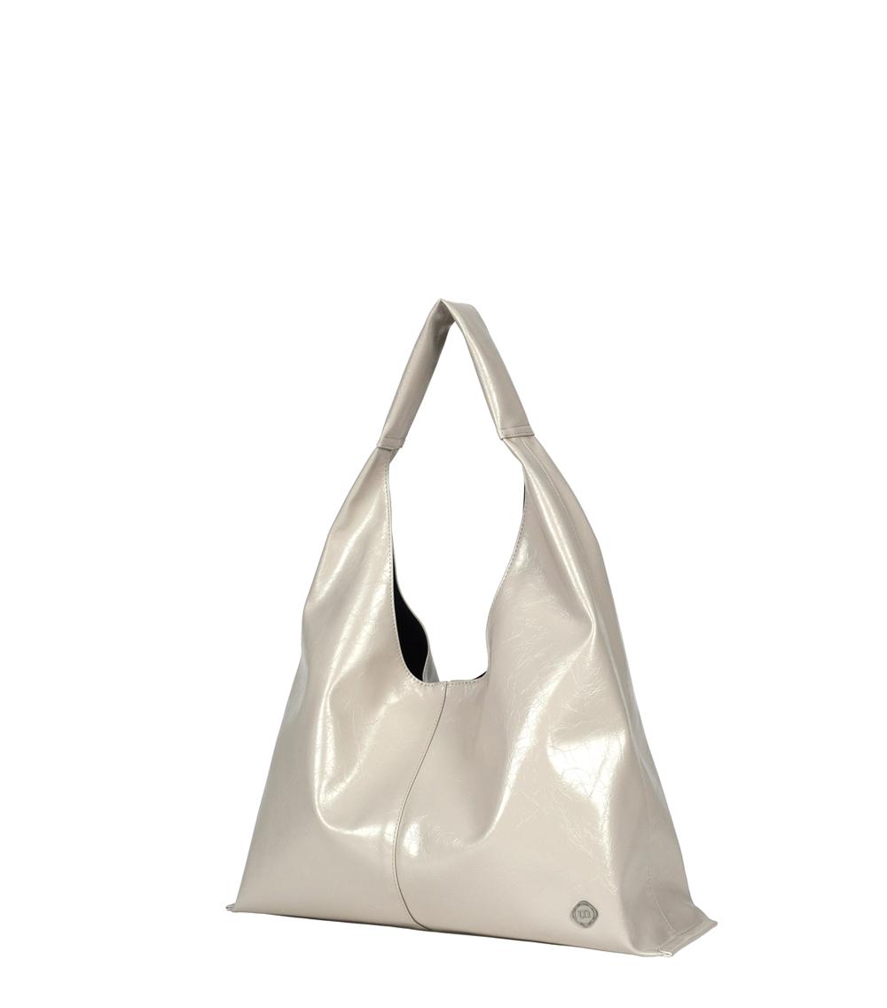 [Vegan Leather] Crumble Bag Beige