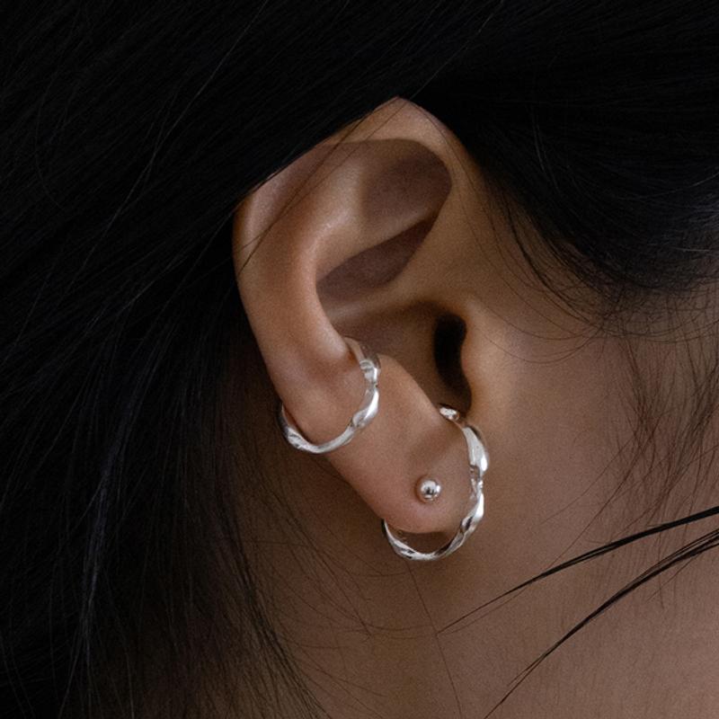 Bone earcuff earring