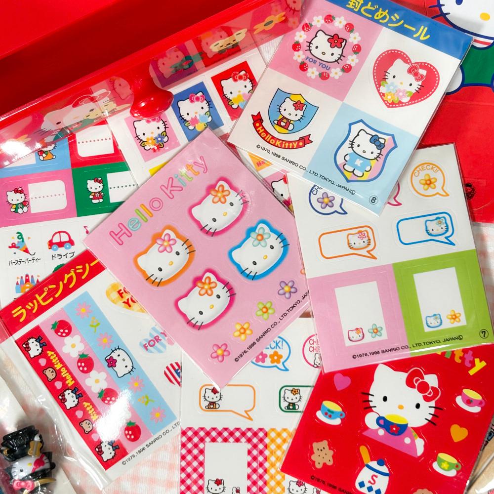[SANRIO] 1998's 헬로키티 고전 미니 스티커 모음