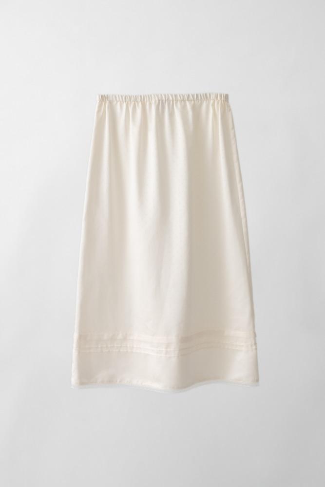 dot banding skirt (pearl)