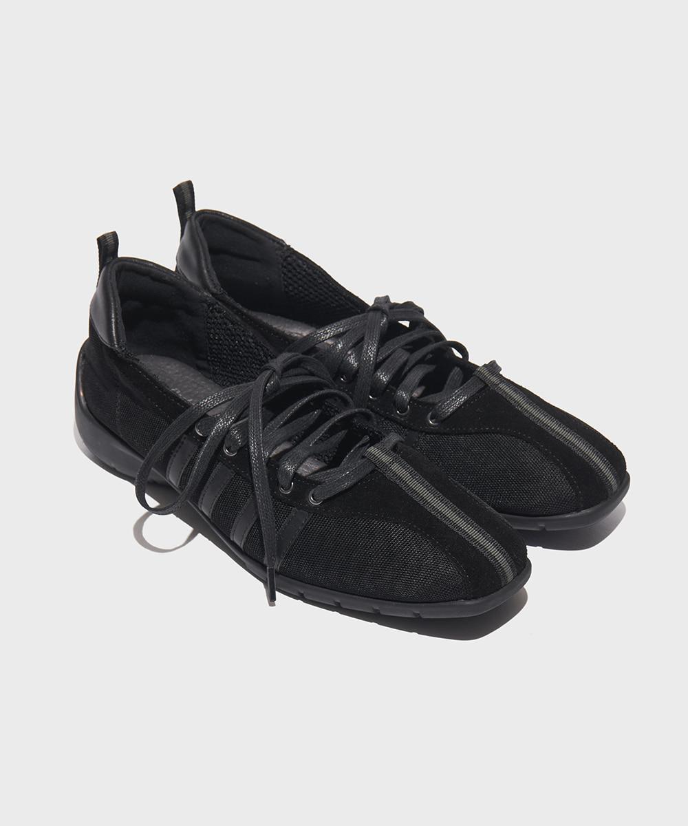 BLISS SUEDE SNEAKERS - BLACK