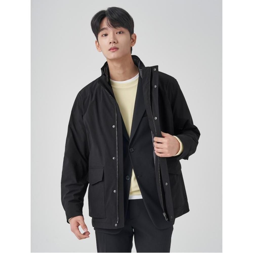 [빈폴멘] [B-Cycle] 패딩베스트 탈부착 아우터 - 블랙 (BC3138CP25)