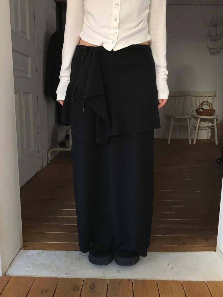 로나 더블 스커트 2color